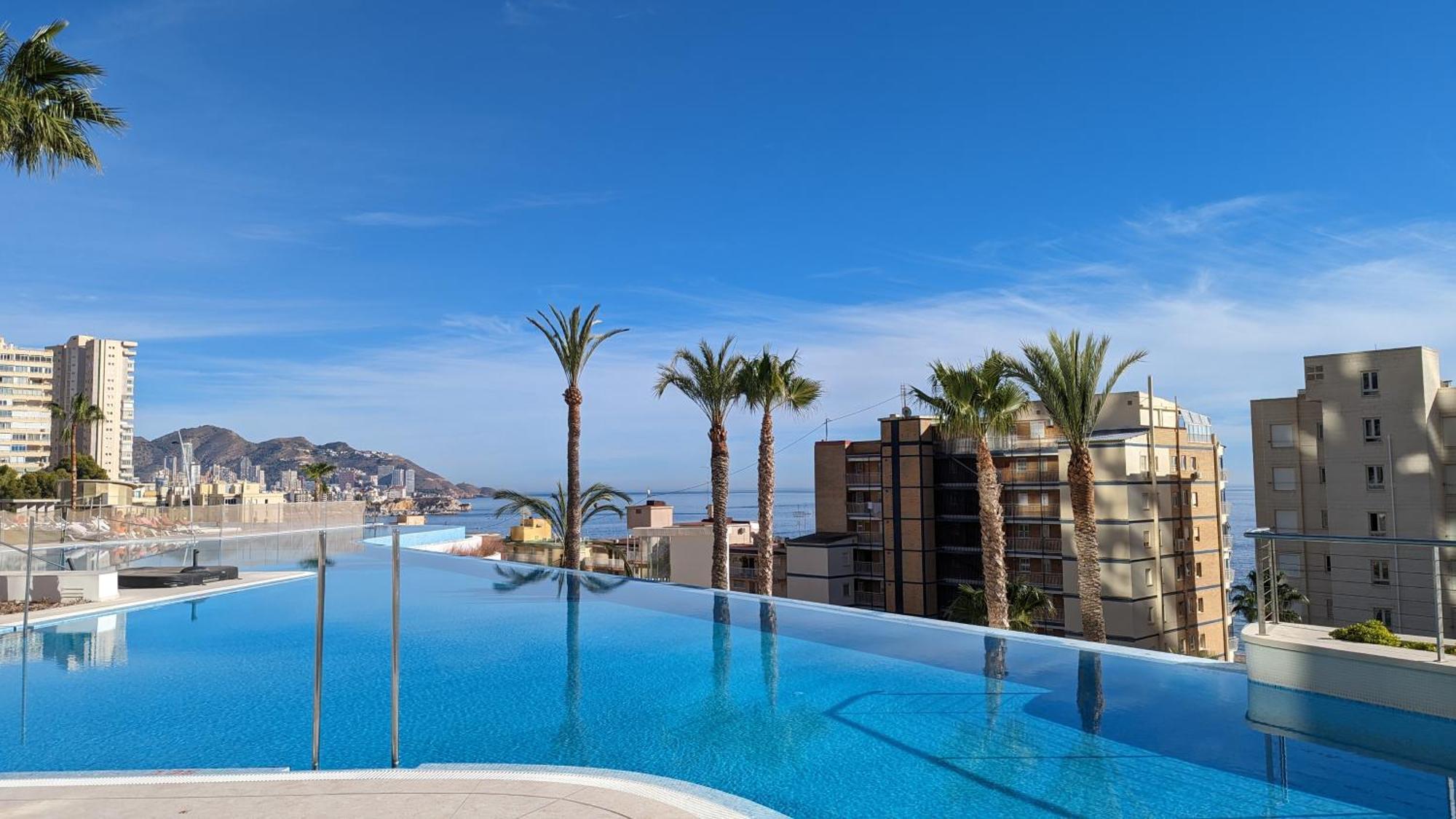 Sunset Cliffs Sea View Apartments 貝尼多姆 外观 照片