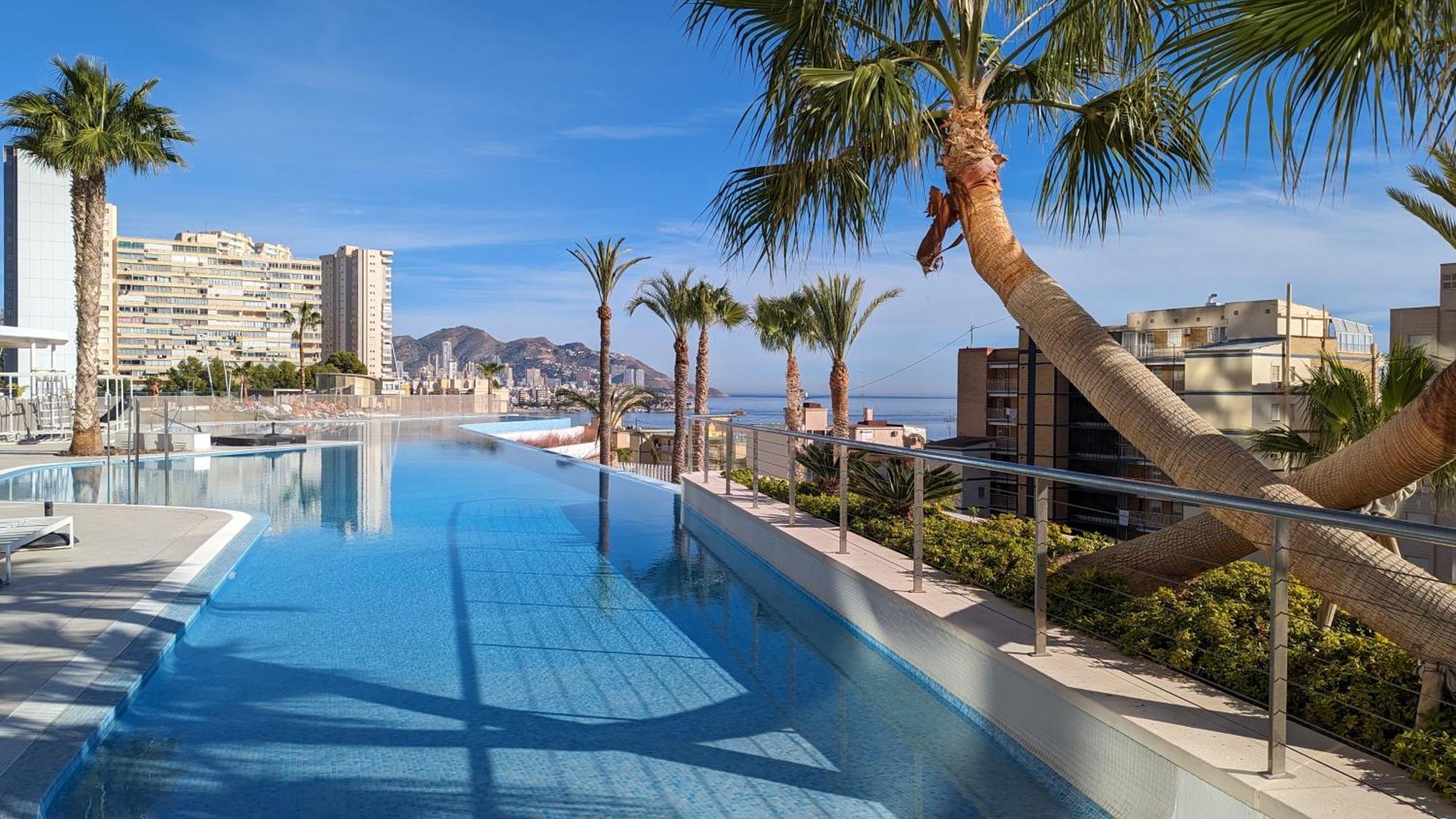 Sunset Cliffs Sea View Apartments 貝尼多姆 外观 照片
