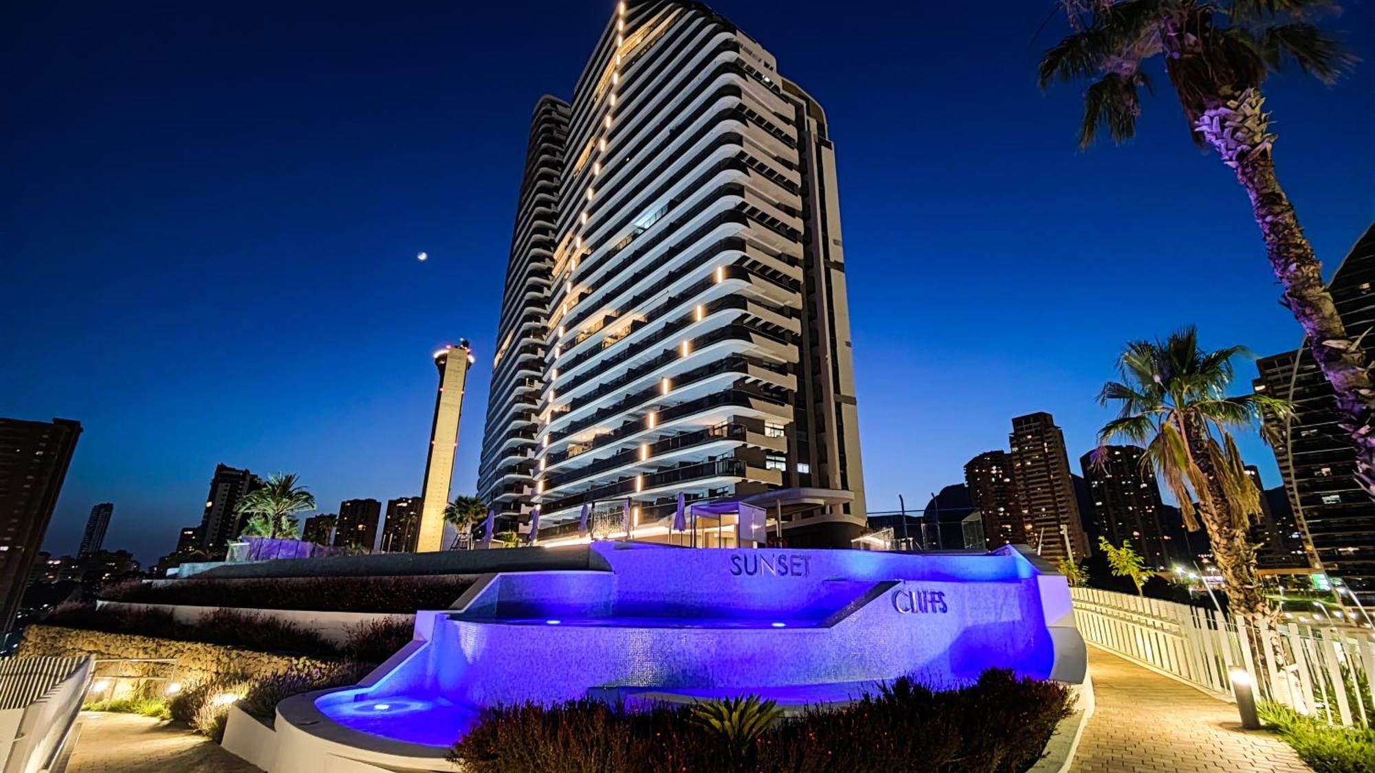 Sunset Cliffs Sea View Apartments 貝尼多姆 外观 照片